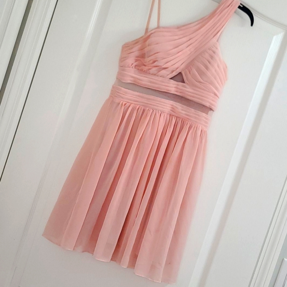 Cocktail one shoulder dress